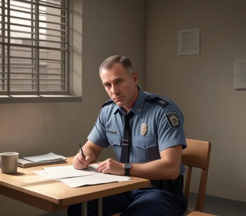 Silvinei Vasques, ex-diretor-geral da PRF, participa do Enem PPL em sua cela, buscando remição de pena por meio da educação.