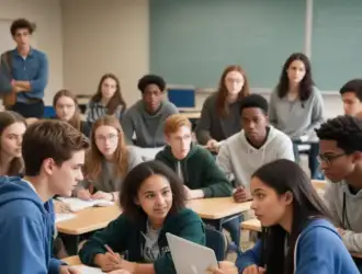 Estudantes debatem a relevância dos filmes premiados no Oscar para o repertório de Enem e vestibulares, conectando cinema, literatura e temas sociais.