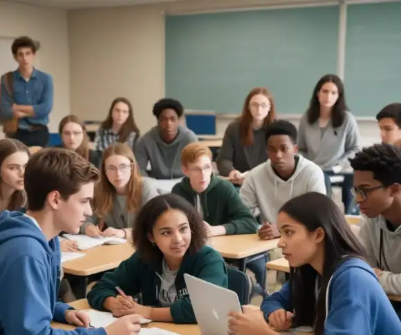 Estudantes debatem a relevância dos filmes premiados no Oscar para o repertório de Enem e vestibulares, conectando cinema, literatura e temas sociais.