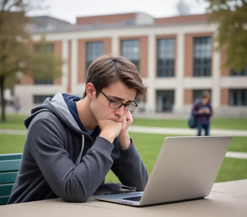 Estudante enfrenta desafios para obter o certificado Enem online, um problema que pode atrasar o ingresso no ensino superior.