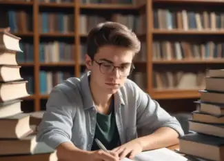 Estudante dedicado prepara-se para a redação do Enem em ambiente de estudos, refletindo a necessidade de preparo autoral para as novas exigências da prova.