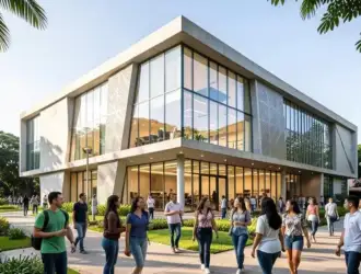 Campus universitário da UFRN, instituição que aprovou mais de 7,4 mil vagas pelo SiSU para 2027.