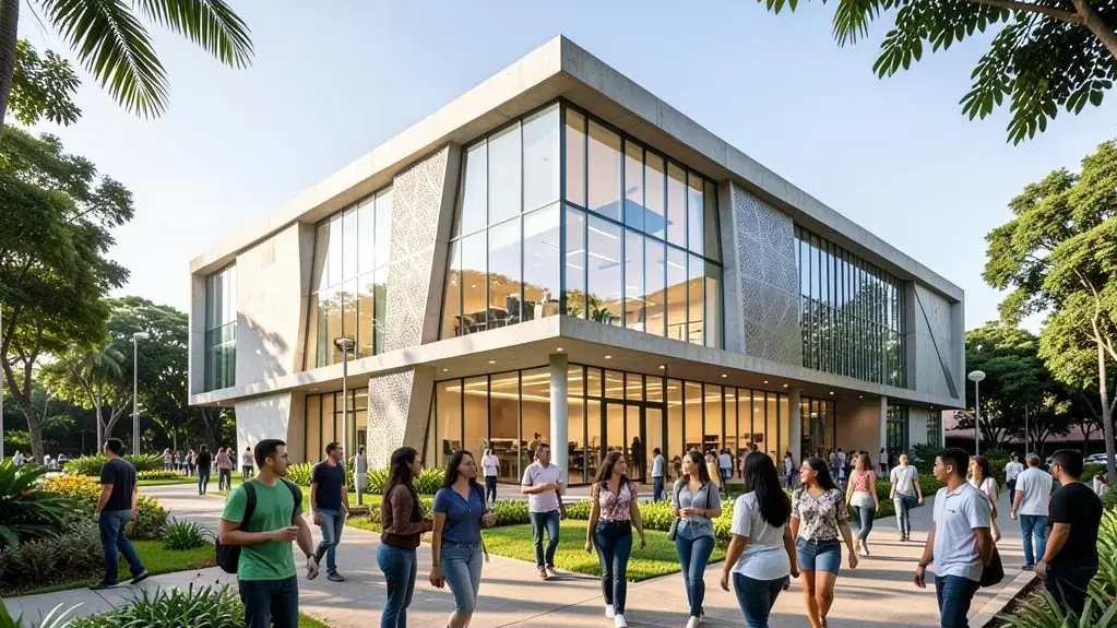 Campus universitário da UFRN, instituição que aprovou mais de 7,4 mil vagas pelo SiSU para 2027.
